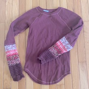Free people Henley shirt